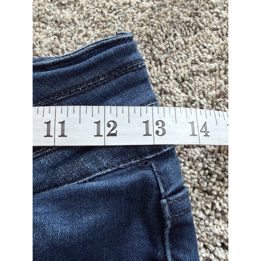 KanCan Womens High Rise Triple Button Skinny Jeans Dark Wash Denim Size 3/25 - Picture 5 of 8
